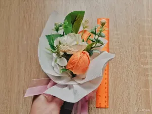 Букет декоративных цветов