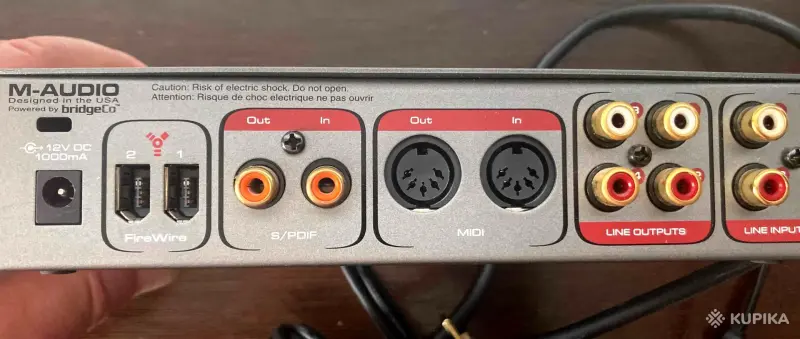 Звуковые карты - Внешняя звуковая карта M-Audio Audiophile FireWire - Вся Беларусь - Фото 4 Внешняя звуковая карта M-Audio Audiophile FireWire - Вся Беларусь - 255230 - Доска объявлений Kupika.by - Фото 4