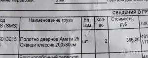 Полотно Дверное