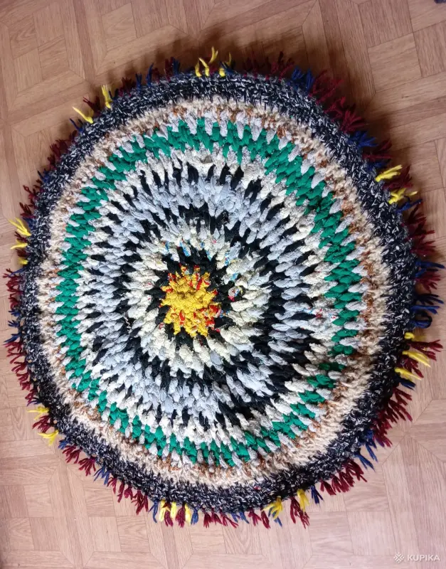 Handmade изделия - Коврик вязаный - Вся Беларусь - Фото 5 Коврик вязаный - Вся Беларусь - 256341 - Доска объявлений Kupika.by - Фото 5