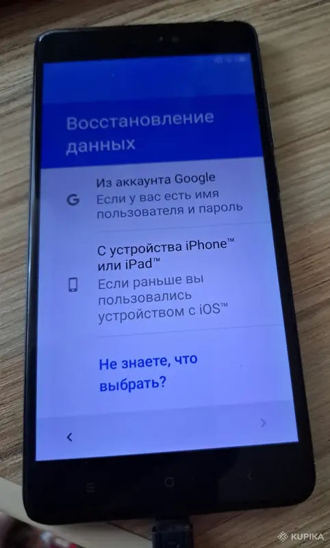 Моб.телефон Xiaomi Redmi Note 4, б.у в рабочем состоянии