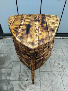 угловой стол для дачи