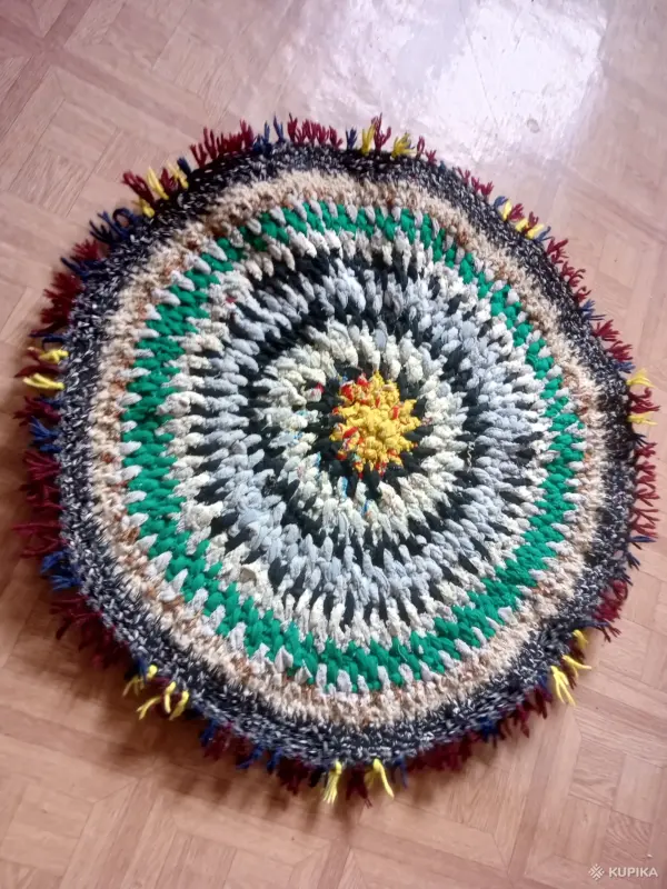 Handmade изделия - Коврик вязаный - Вся Беларусь - Фото 2 Коврик вязаный - Вся Беларусь - 256341 - Доска объявлений Kupika.by - Фото 2