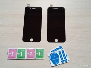 Защитные стёкла для iPhone 6 + оригинальная коробка