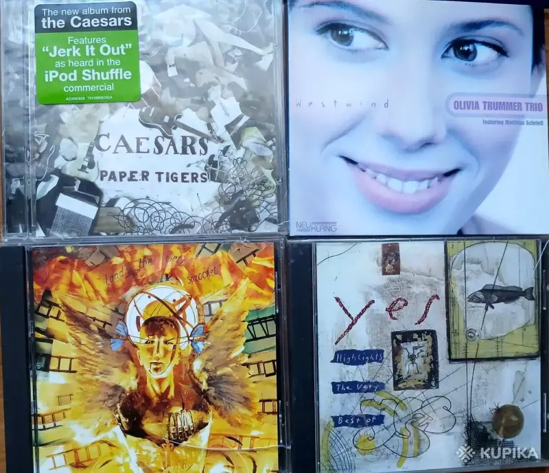 Коллекция фирменных CD (Rock, Jazz, Country)