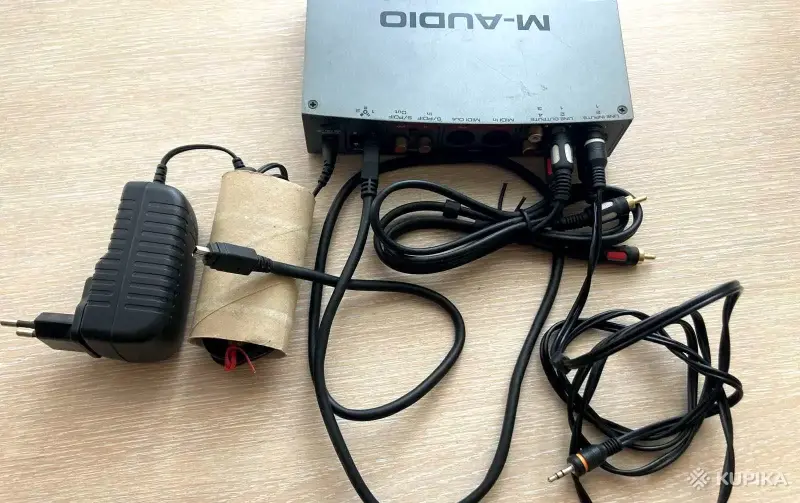 Звуковые карты - Внешняя звуковая карта M-Audio Audiophile FireWire - Вся Беларусь - Фото 5 Внешняя звуковая карта M-Audio Audiophile FireWire - Вся Беларусь - 255230 - Доска объявлений Kupika.by - Фото 5