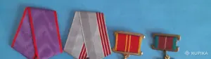 колодки от трудовых знаков