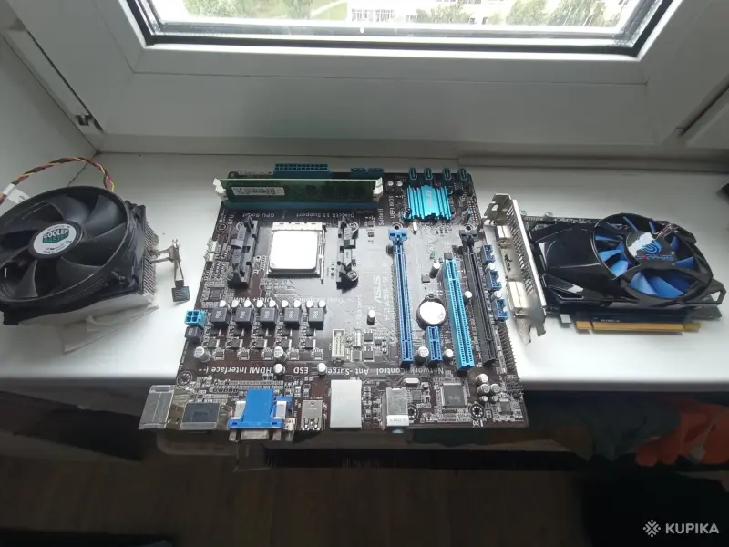Компьютеры/системные блоки - Мать Asus,cpu amd a6,ОЗУ4гб, видеокарта 1гб. - Вся Беларусь Мать Asus,cpu amd a6,ОЗУ4гб, видеокарта 1гб. - Вся Беларусь - 254483 - Доска объявлений Kupika.by