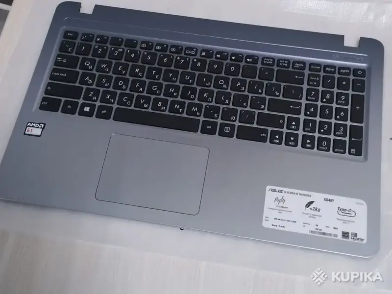 Asus x540,x540y,x540ya, топкейс и нижний поддон.