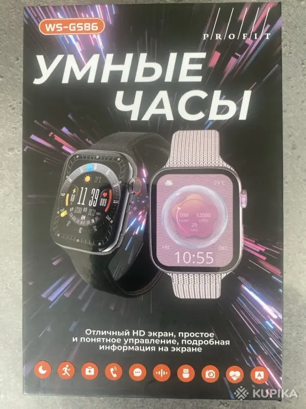 Умные часы Profit WS-GS86 (черные)