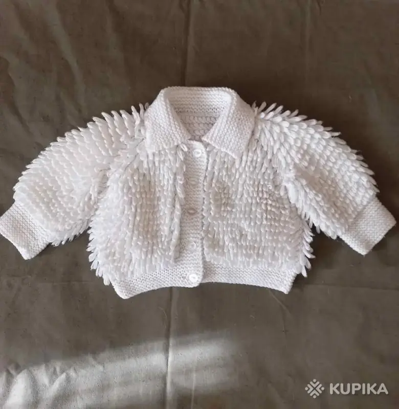 Кардиган вязаный полушерстяной
