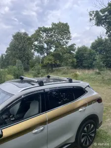 Поперечные рейлинги (дуги) багажника Carrier V2 для BYD Song Plus — установка на интегрированные рейлинги, до 85 кг, Турция