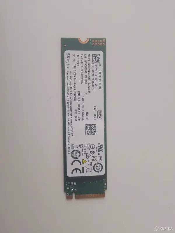 SSD и HDD жесткие диски - SSD M.2 SK Hynix BC511 256GB HFM256GDJTNI-82A0A - Вся Беларусь - Фото 3 SSD M.2 SK Hynix BC511 256GB HFM256GDJTNI-82A0A - Вся Беларусь - 258228 - Доска объявлений Kupika.by - Фото 3