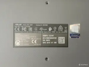 Asus VivoBook X509FA-EJ216T, Intel i3-8gen