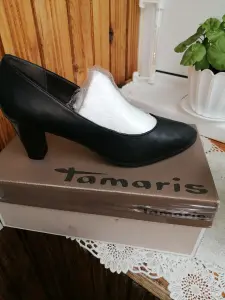 Tamaris кожа 40 туфли