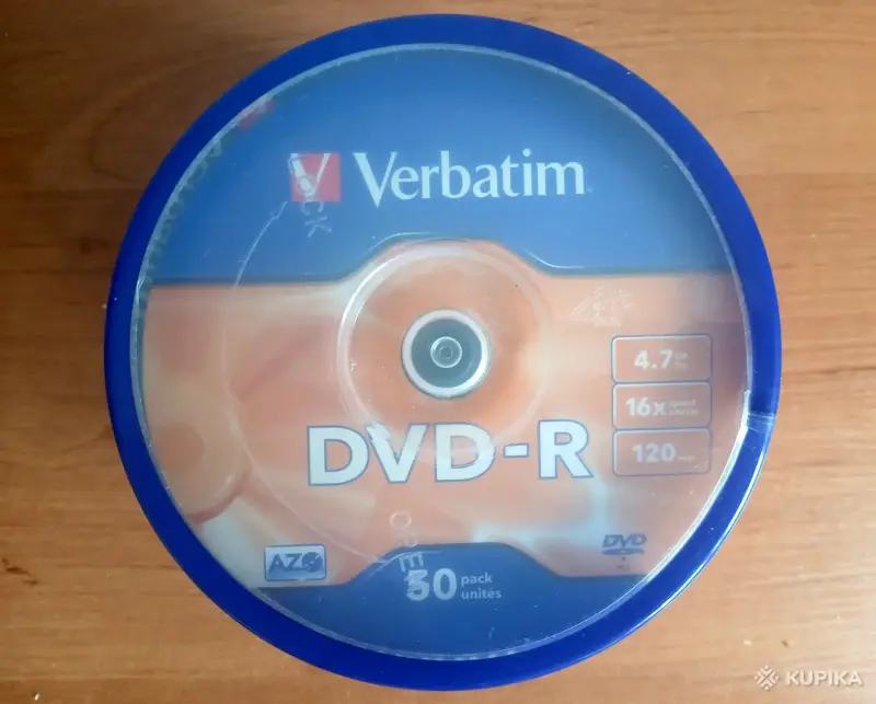DVD-R диск Verbatim 4.7Gb 16x (50 шт) в упаковке - Вся Беларусь - 260008 - Доска объявлений Kupika.by - Фото 2