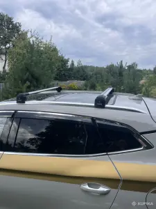 Поперечные рейлинги (дуги) багажника Carrier V2 для BYD Song Plus — установка на интегрированные рейлинги, до 85 кг, Турция