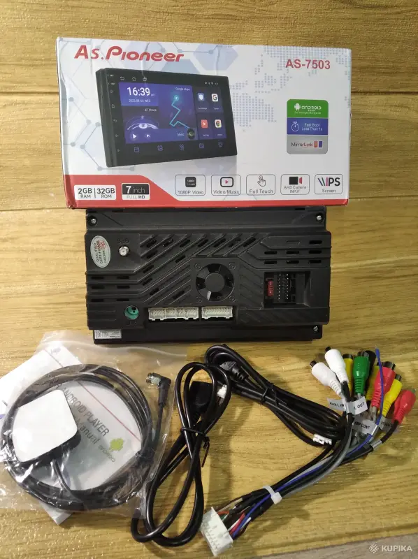 Автомагнитола 2DIN 7'' Android 2+64GB As.Pioneer AS-7503 7дюйм - Вся Беларусь - 259526 - Доска объявлений Kupika.by - Фото 3