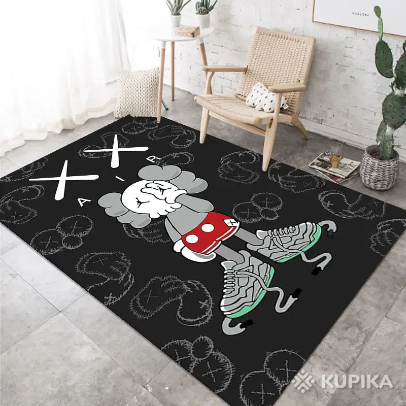 Ковер безворсовый KAWS x Air Jordan 100х160 См