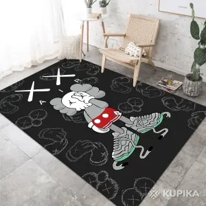 Ковер безворсовый KAWS x Air Jordan 100х160 См