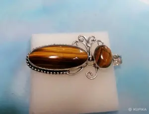 Кулон с Тигровым глазом.