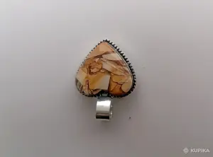 Кулон Сердце с муакаитом.