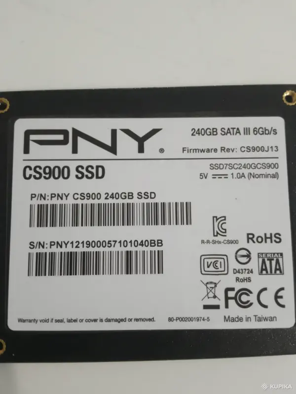 SSD PNY CS900 240gb (Sata3) - Вся Беларусь - 258227 - Доска объявлений Kupika.by - Фото 4