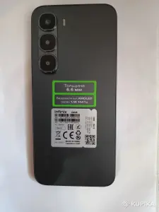 Продам смартфон Infinix HOT 60 Pro 256 ГБ черного цвета