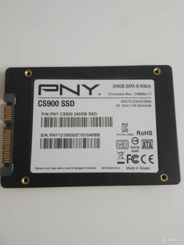 SSD PNY CS900 240gb (Sata3) - Вся Беларусь - 258227 - Доска объявлений Kupika.by - Фото 3