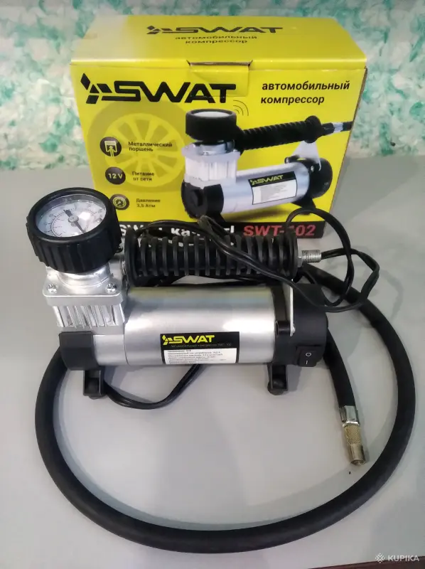 автомобильный компрессор Swat SWT-102
