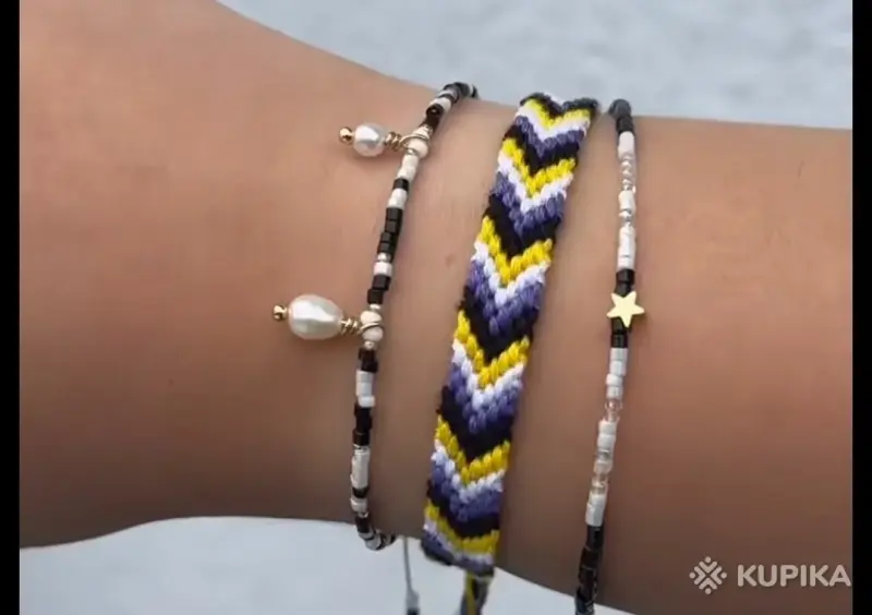 Handmade изделия - Браслеты из ниток: пряжи, мулине. В комплект идёт подарок! - Вся Беларусь - Фото 2 Браслеты из ниток: пряжи, мулине. В комплект идёт подарок! - Вся Беларусь - 259002 - Доска объявлений Kupika.by - Фото 2