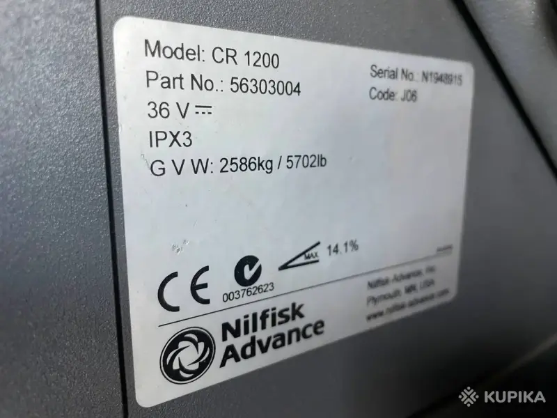 Поломоечная подметальная машина Nilfisk CR 1200 — промышленная уборочная техника - Вся Беларусь - 260031 - Доска объявлений Kupika.by - Фото 10