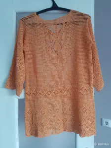 Туника ажурная, вязаная