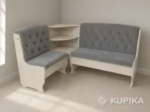 Скамья кухонная угловая УК-2 ЛЮКС с баром. Доставка по РБ. Выбор цвета.