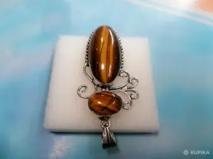 Кулон с Тигровым глазом.