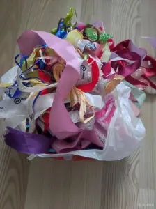 Мешок ленточек и веревок для творчества,почта. Цена указана за все. Отправлю почтой