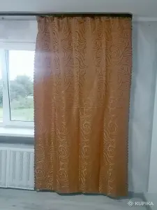 Шторы-порьеры. 3 пары. 245/140 Б/У.