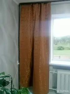Шторы-порьеры. 3 пары. 245/140 Б/У.