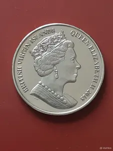Британские Виргинские острова 2018. 1 доллар. XXI Чемпионат Мира 2018. Россия.