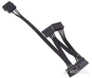 Разветвитель Molex -> 4 Sata 45cm