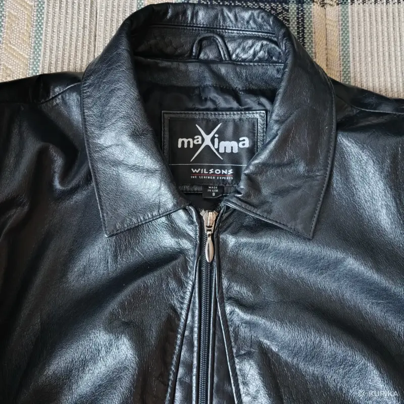 Куртка из натуральной кожи Wilsons Leather р-р 8 (замеры в описании). - Вся Беларусь - 262775 - Доска объявлений Kupika.by - Фото 6