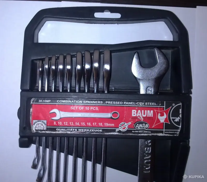 Набор комбинированных ключей Baum 30-10MP, 10 шт. - Вся Беларусь - 260877 - Доска объявлений Kupika.by - Фото 2