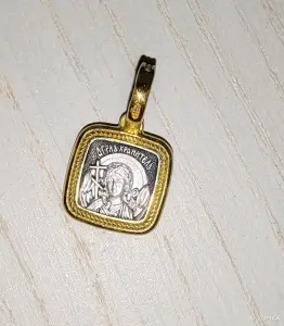 Кулон Ангел Хранитель Никита. Серебро.