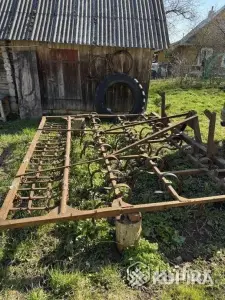 Навесной культиватор с боронками к трактору, год 1995