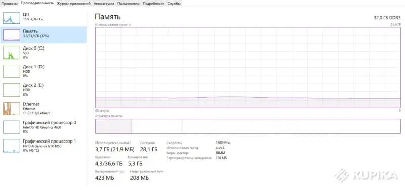 Производительный компьютер ПК i7-4790K / 32GB RAM / GTX 1050 / SSD+HDD - Вся Беларусь - 261158 - Доска объявлений Kupika.by - Фото 5