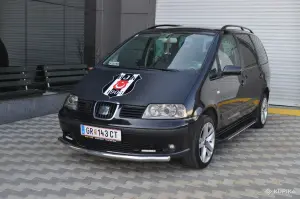 Защита переднего бампера (дуга / кенгурятник) Ford Galaxy 1995–2006 — Нержавейка 304 ARP Turkey (⌀60мм)