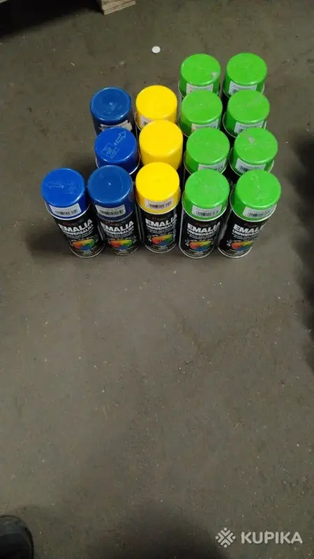 Аэрозольная краска в баллоне Eurocolor 50 шт