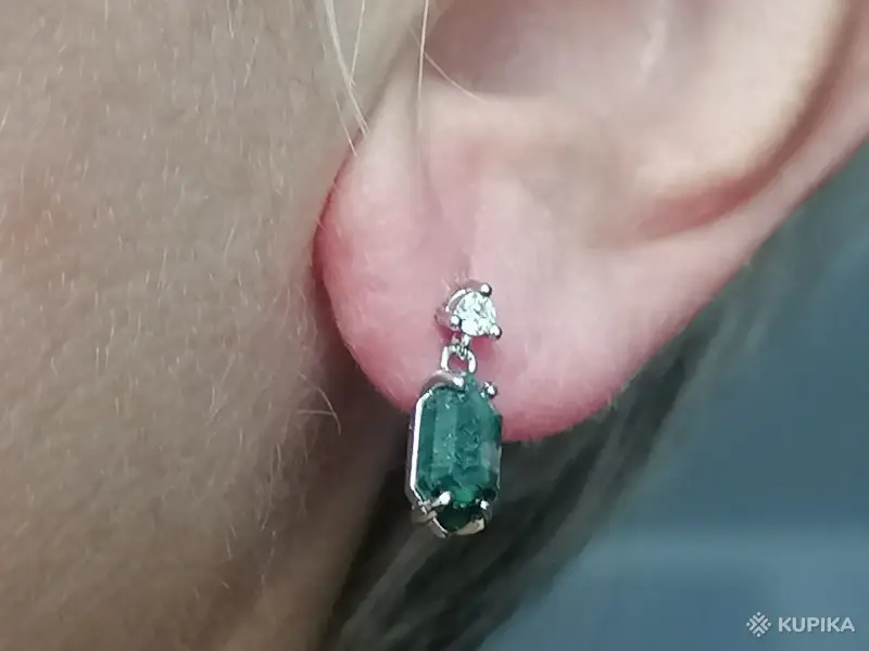 Серьги-гвоздики с моховым агатом. - Вся Беларусь - 260895 - Доска объявлений Kupika.by - Фото 5