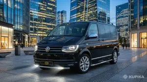 Передняя одинарная труба Cobra с LED для Volkswagen T6