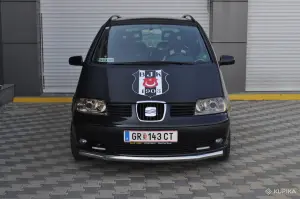 Защита переднего бампера (дуга / кенгурятник) SEAT Alhambra 1996–2010 — Нержавейка 304 ARP Turkey (⌀60мм)